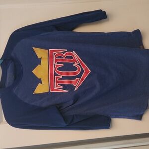 Blue and Orange Raglan T-Shirt